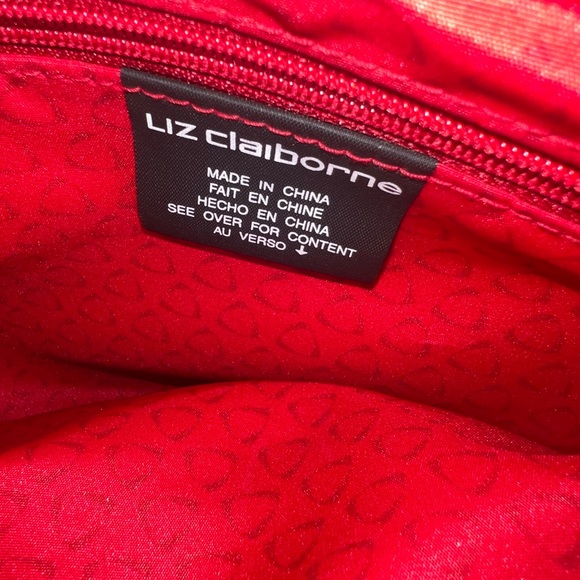 Red Liz Claiborne purse - Picture 9 of 10
